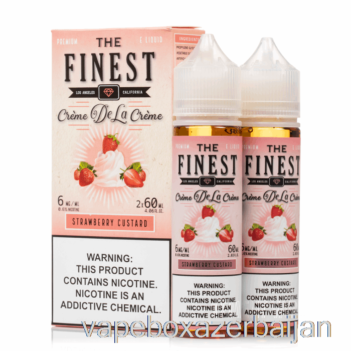 E-Juice Vape Strawberry Custard - The Finest Cr